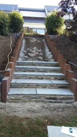 Paysagiste Maen Roch Escaliers 2 Maçonnerie Maen Roch