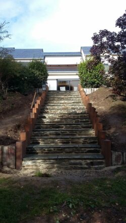 Paysagiste Maen Roch Escaliers 1 Maçonnerie Maen Roch