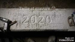Paysagiste Maen Roch Gravure sur granit 18 Maçonnerie Maen Roch