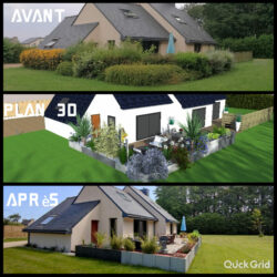 Paysagiste Maen Roch Création de jardin 9 Maçonnerie Maen Roch