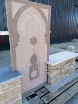 Paysagiste Maen Roch Gravure sur grès 4 Maçonnerie Maen Roch