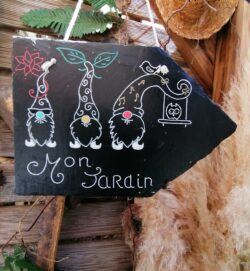 Paysagiste Maen Roch Gravure sur ardoise 3 Maçonnerie Maen Roch