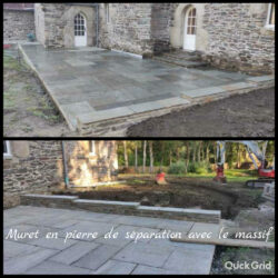 Paysagiste Maen Roch Mur en pierre 21 Maçonnerie Maen Roch