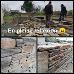Paysagiste Maen Roch Mur en pierre 22 Maçonnerie Maen Roch